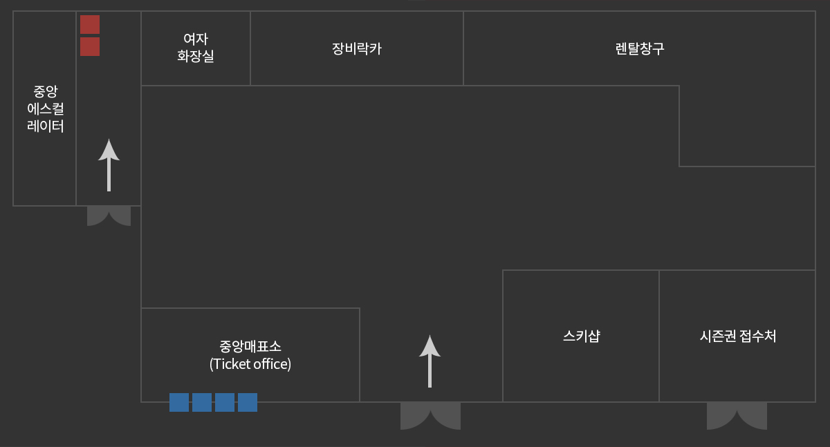 J-센터 내부 시설 위치 안내도