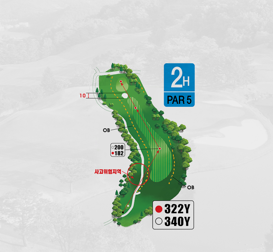 2홀 지도